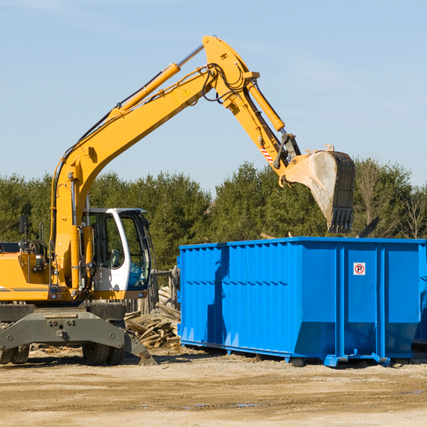 what size residential dumpster rentals are available in Grady